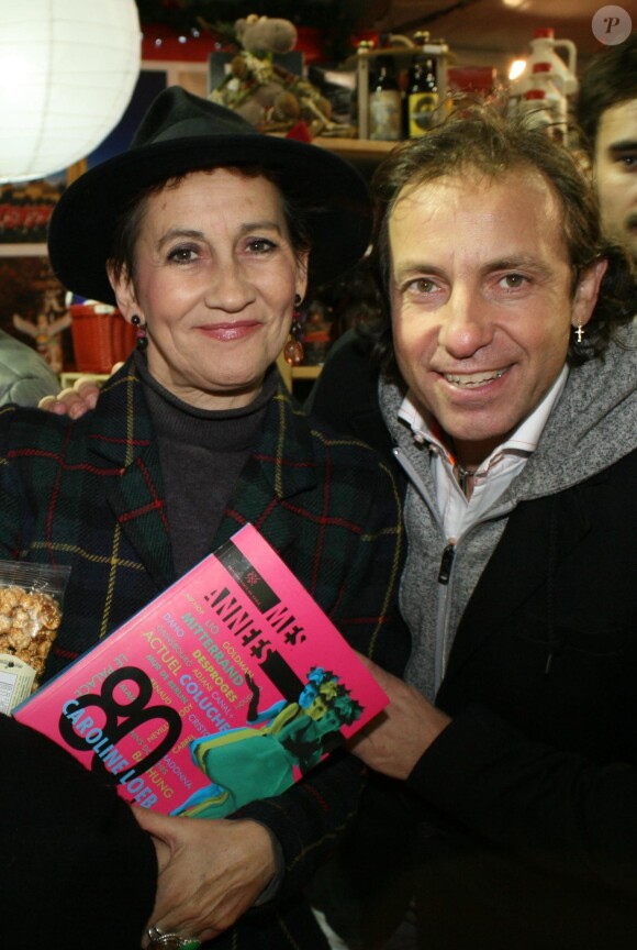 Caroline Loeb et Philippe Candeloro - Lancement du Marché de Noël de La Défense le 26 novembre 2015.
