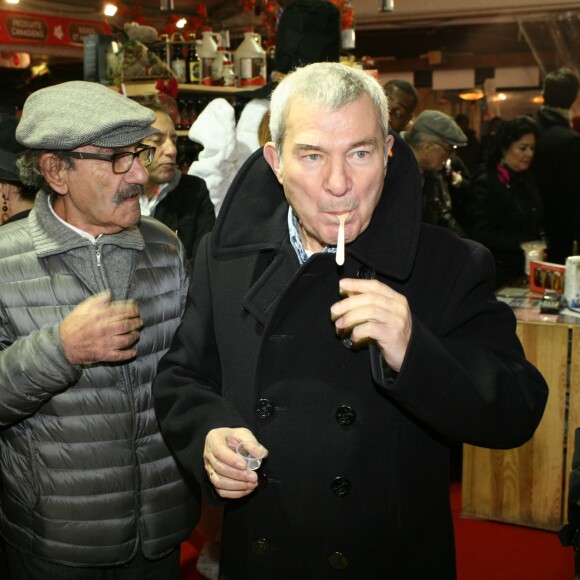 Gérard Hernandez et Martin Lamotte - Lancement du Marché de Noël de La Défense le 26 novembre 2015.