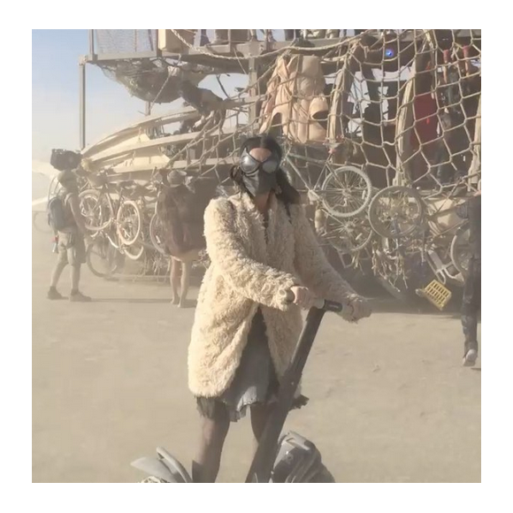 Katy Perry lors du festival Burning Man en septembre 2015.