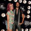 Katy Perry et son ex-mari Russell Brand lors des 28e MTV Video Music Awards à Los Angeles, le 28 août 2011