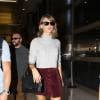Taylor Swift arrive à l'aéroport de LAX à Los Angeles pour prendre l’avion, le 4 novembre 2015 S