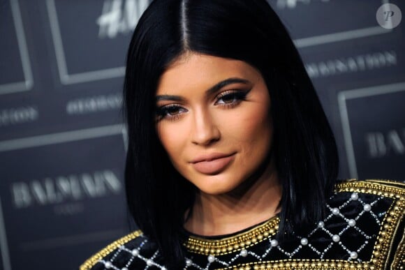 Kylie Jenner - People au lancement de la collection Balmain pour H&M à New York le 20 octobre 2015.
