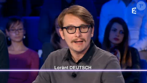 Lorànt Deutsch, dans On n'est pas couché, sur France 2, le samedi 28 novembre 2015.