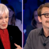 Nicole Croisille et Lorànt Deutsch, dans On n'est pas couché, sur France 2, le samedi 28 novembre 2015.
