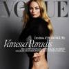 La couverture du magazine Vogue Paris - édition décembre 2015-janvier 2016. Photographie Inez Vinoodh