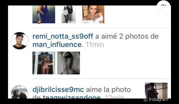 Rémi like des photos hot sur Instagram - novembre 2015