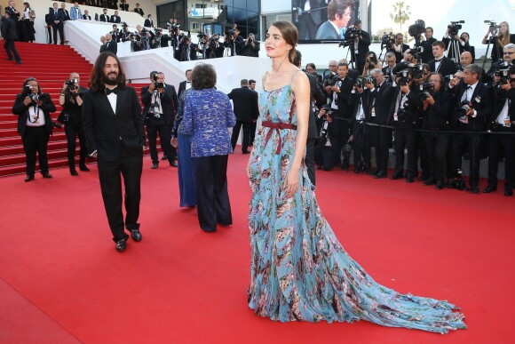Charlotte Casiraghi en robe Gucci - Montée des marches du film "Carol" lors du 68 ème Festival International du Film de Cannes, à Cannes le 17 mai 2015.