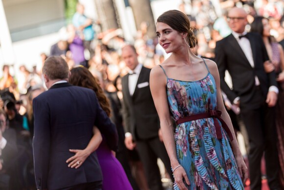 Charlotte Casiraghi en robe Gucci et bijoux Montblanc - Montée des marches du film "Carol" lors du 68 ème Festival International du Film de Cannes, à Cannes le 17 mai 2015.