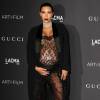 Kim Kardashian, enceinte et toute de Givenchy vêtue - Gala "The LACMA 2015 Art+Film" en l'honneur de James Turrell et Alejandro Inarritu à Los Angeles, le 7 novembre 2015.