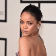 Rihanna assiste aux 57e Grammy Awards à Los Angeles. Le 8 février 2015.