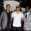Vin Diesel entouré de Paul Walker et Tyrese Gibson à Marseille le 28 avril 2011.