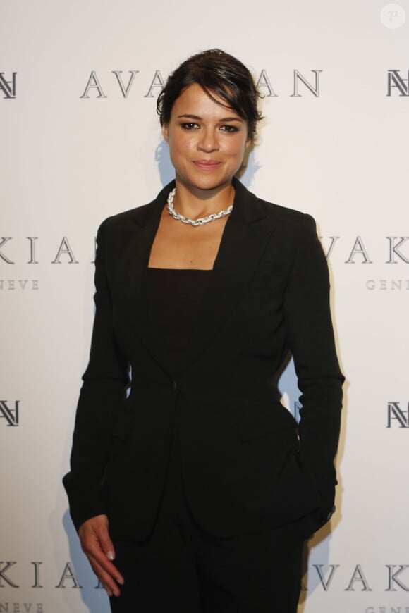 Exclusif - Michelle Rodriguez à l'Intercontinental Carlton lors du 68e festival de Cannes le 14 mai 2015. 