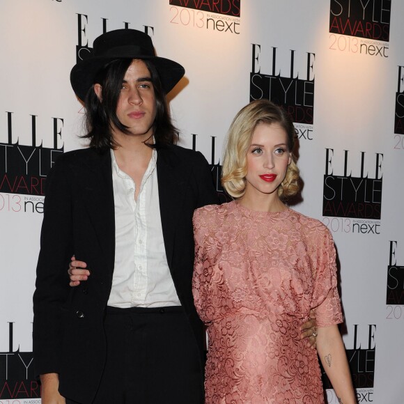 Peaches Geldof, enceinte, et son mari Thomas Cohen - People a la soiree "ELLE Style Awards" a l'hotel Savoy a Londres, le 11 fevrier 2013.