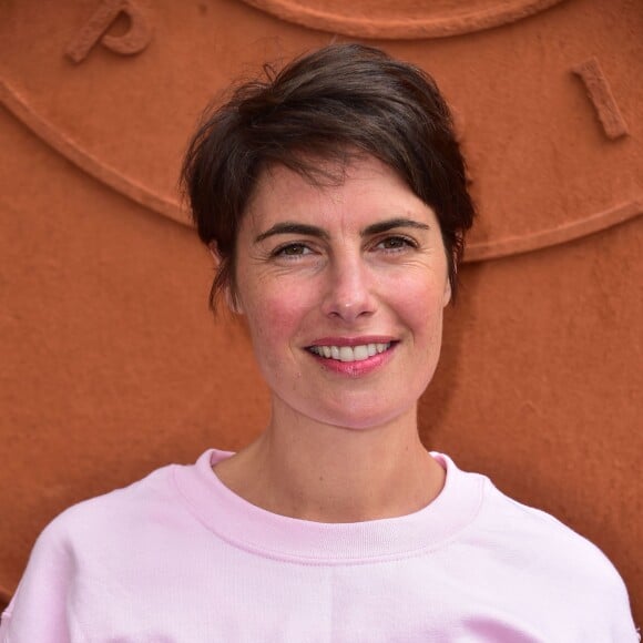 Alessandra Sublet - People au village des Internationaux de France de tennis de Roland Garros à Paris. Le 26 mai 2015.