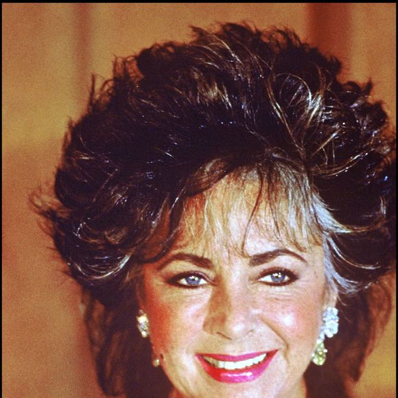 Elizabeth Taylor à Deauville en 1985.