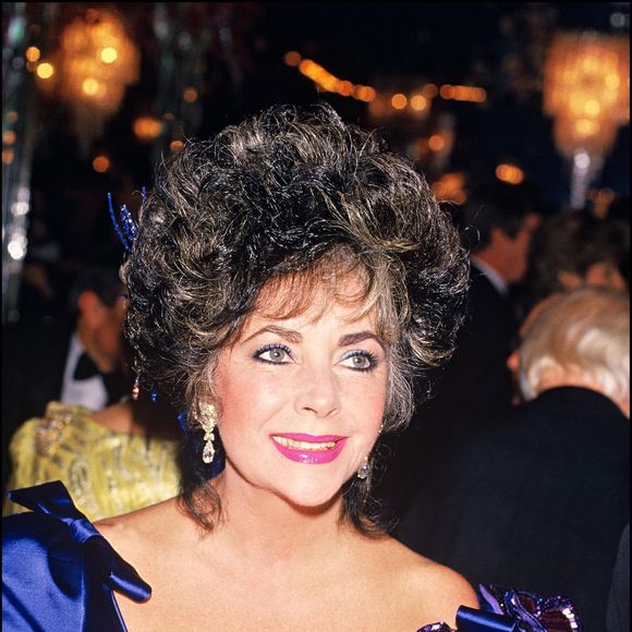 Elizabeth Taylor à Paris en 1985.