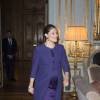 La princesse Victoria de Suède recevait le 4 décembre 2015 au palais royal de Stockholm le président d'Afghanistan Ashraf Ghani