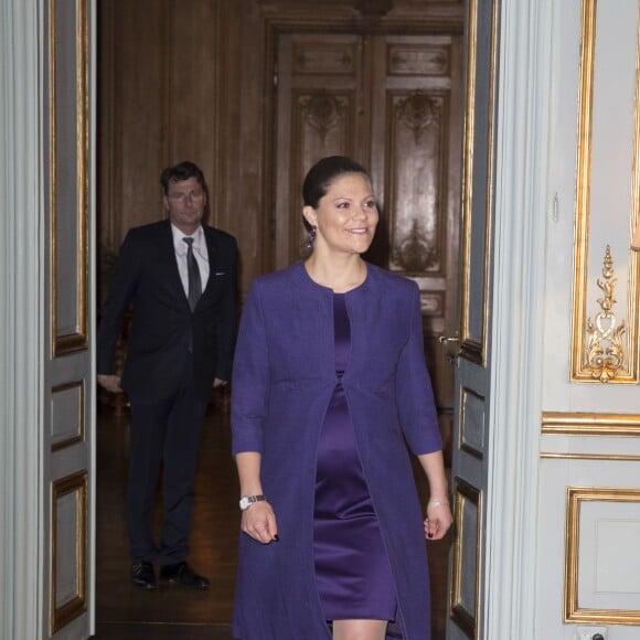 La princesse Victoria de Suède recevait le 4 décembre 2015 au palais royal de Stockholm le président d'Afghanistan Ashraf Ghani