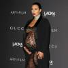 Kim Kardashian, enceinte lors du Gala The LACMA 2015 Art+Film, à Los Angeles, le 7 novembre 2015.