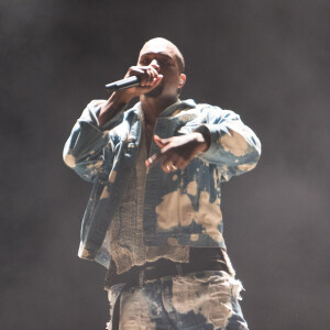 Kanye West au festival de Glastonbury. Le 27 juin 2015.