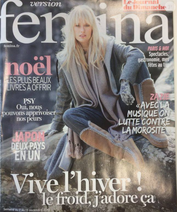 Magazine "Version Femina", du 7 au 13 décembre 2015.