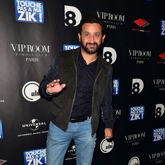 Cyril Hanouna lors du showcase à l'occasion de la sortie du disque "TPMZ" "Touche Pas à ma ZIK" au VIP Room à Paris, le 12 juin 2015.