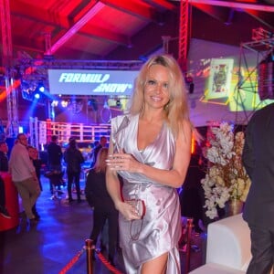Pamela Anderson au Casino Zell Am See de Saalbach-Hinterglemm, le 5 décembre 2015