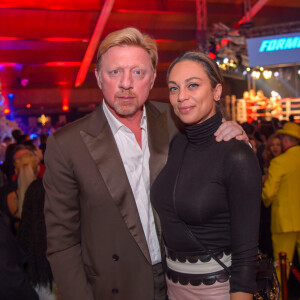 Boris Becker et sa femme Lilly au Casino Zell Am See de Saalbach - Hinterglemm le 5 décembre 2015