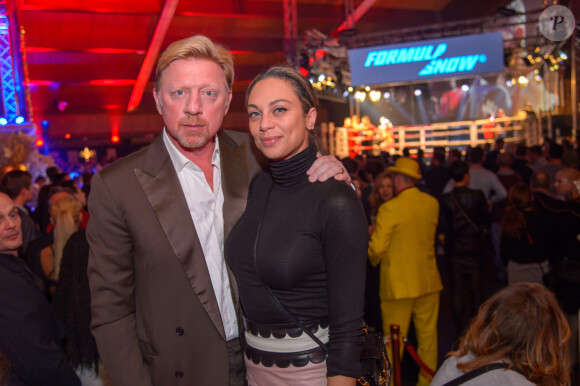 Boris Becker et sa femme Lilly au Casino Zell Am See de Saalbach - Hinterglemm le 5 décembre 2015