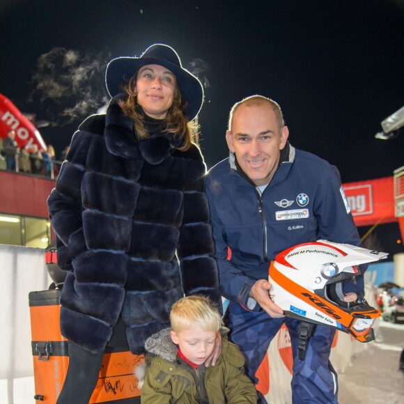Lilly Becker et son fils Amadeus, Günter Kalina au "Formula Snow 2015" à Saalbach - Hinterglemm le 5 décembre 2015