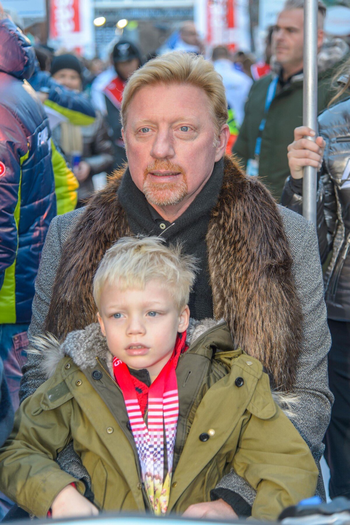 Photo : Boris Becker Et Son Fils Amadeus Au "Formula Snow 2015" à ...