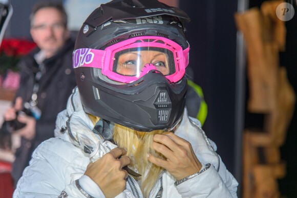 Pamela Anderson au "Formula Snow 2015" à Saalbach - Hinterglemm le 5 décembre 2015