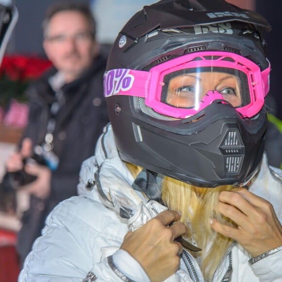 Pamela Anderson au "Formula Snow 2015" à Saalbach - Hinterglemm le 5 décembre 2015