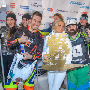 Pamela Andersonau "Formula Snow 2015" à Saalbach - Hinterglemm le 4 décembre 2015