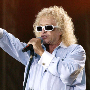 Michel Polnareff en concert à Paris, le 14 juillet 2007.