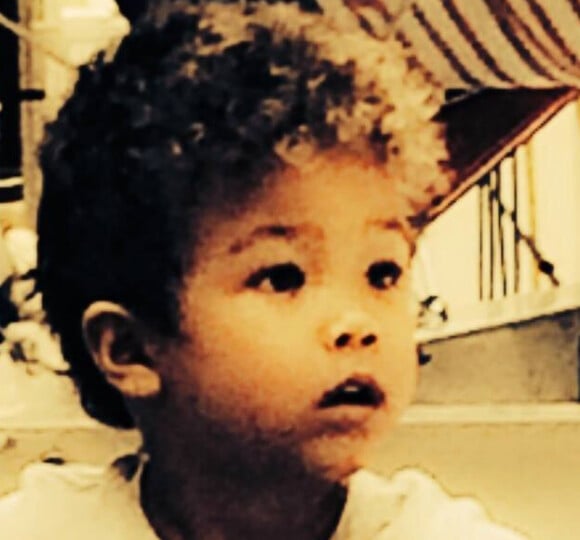 Photo du petit Louka (3 ans), fils de Michel Polnareff, postée par le chanteur sur sa page Facebook le 26 octobre 2014.
