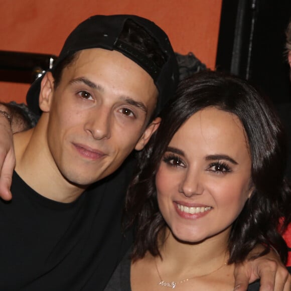 Exclusif - Grégoire Lyonnet et sa compagne Alizée - People et Backstage - Dernière du spectacle de Brahim Zaibat "Rock It All Tour" à l'Olympia à Paris. Le 1er décembre 2015 © Denis Guignebourg / Bestimage.