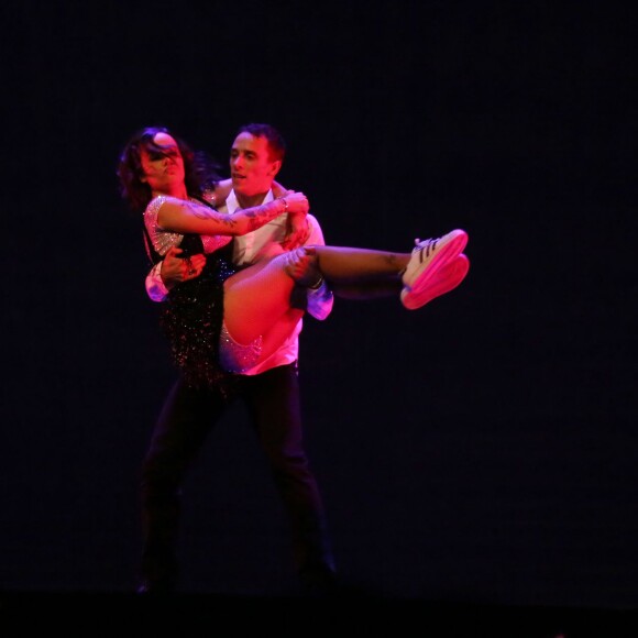 Exclusif - Grégoire Lyonnet et sa compagne Alizée - Dernière du spectacle de Brahim Zaibat "Rock It All Tour" à l'Olympia à Paris, avec en première partie DJ Pone et la présence exceptionnelle de Sean Garnier. Le 1er décembre 2015 © Denis Guignebourg / Bestimage.