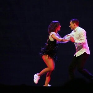 Exclusif - Grégoire Lyonnet et sa compagne Alizée - Dernière du spectacle de Brahim Zaibat "Rock It All Tour" à l'Olympia à Paris, avec en première partie DJ Pone et la présence exceptionnelle de Sean Garnier. Le 1er décembre 2015 © Denis Guignebourg / Bestimage.