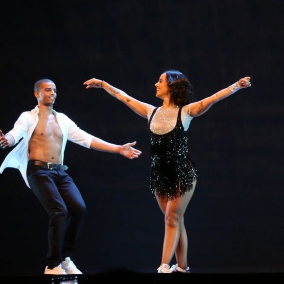 Exclusif - Brahim Zaibat et Alizée - Dernière du spectacle de Brahim Zaibat "Rock It All Tour" à l'Olympia à Paris, avec en première partie DJ Pone et la présence exceptionnelle de Sean Garnier. Le 1er décembre 2015 © Denis Guignebourg / Bestimage.