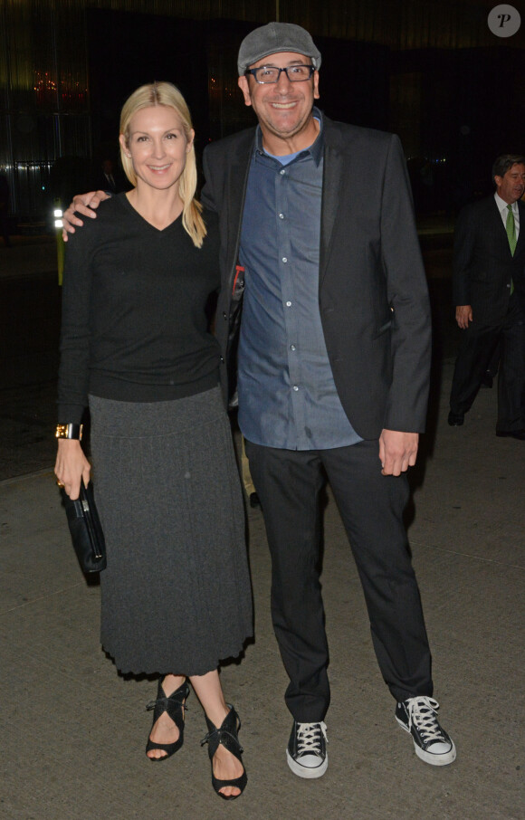 Kelly Rutherford et guest à la soirée Giorgio Armani à New York, le 7 octobre 2015