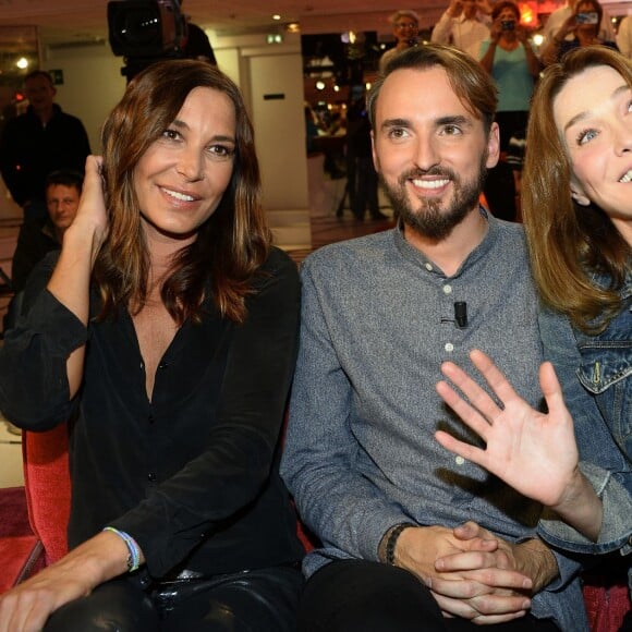 Zazie, Christophe Willem et Carla Bruni-Sarkozy - Enregistrement de l'émission "Vivement Dimanche" à Paris le 29 Septembre 2015 et qui a été diffusée le 4 Octobre 2015.