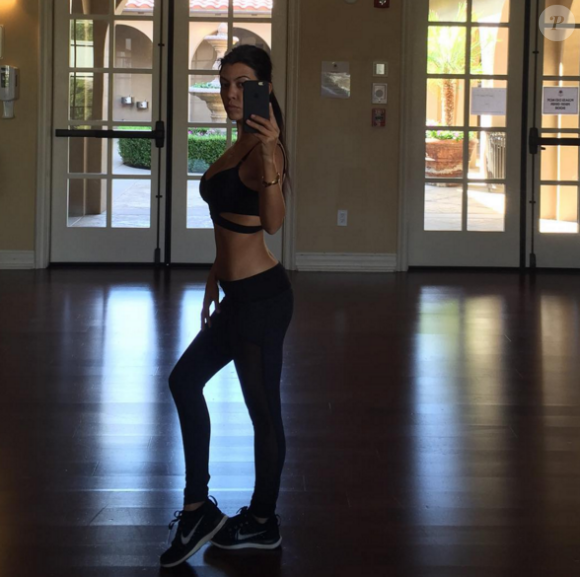Kourtney Kardashian est fidèle à sa salle de gym