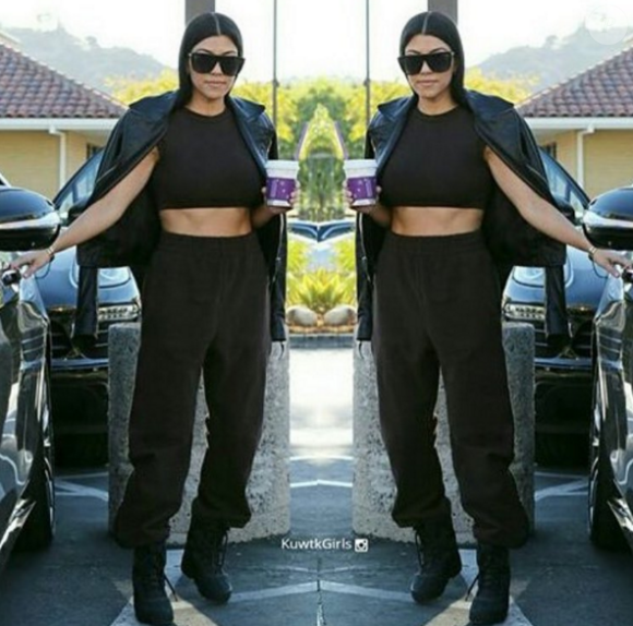 Le look impeccable de Kourtney Kardashian n'est plus à prouver