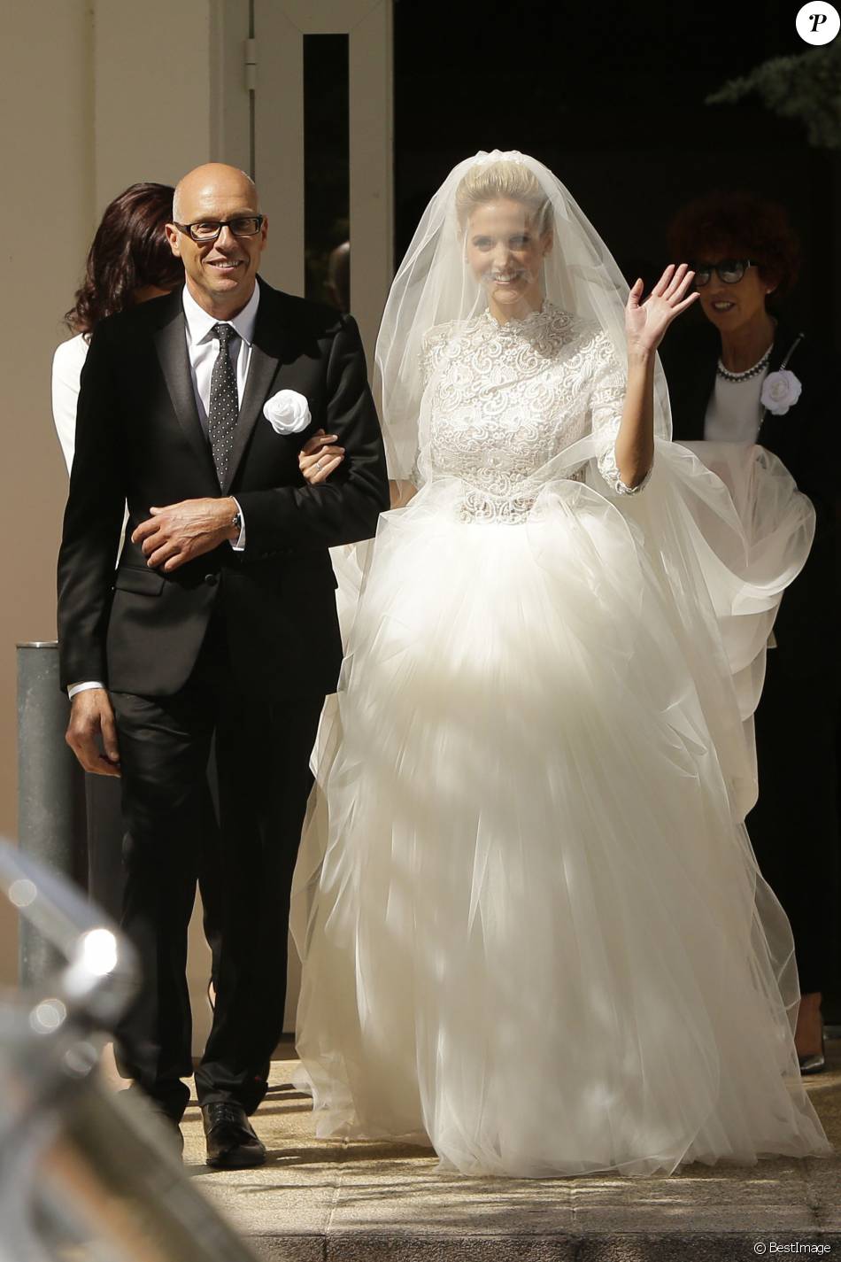  Mariage  civil et religieux  de Pascal Obispo et Julie 