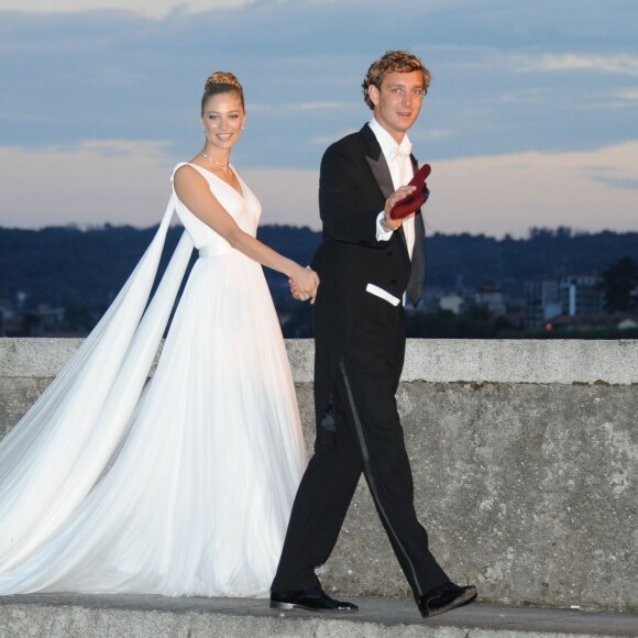 Pierre Casiraghi et Beatrice Borromeo se sont mariés sur le Lac Majeur en Italie, le 1er août 2015