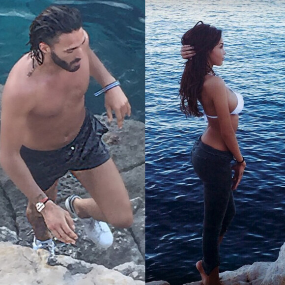 Thomas Vergara et Nabilla : leurs vacances dans le sud, durant l'été 2015