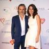 Vincent Labrune et sa femme Laetitia De Luca au Par Coeur Gala de Tony Parker, au pavillon d'Armenonville à Paris, le 24 septembre 2015