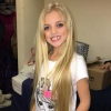 Katie Price a publié une photo de sa fille Princess maquillée alors qu'elle n'a que 8 ans sur sa page Instagram, le 16 décembre 2015.