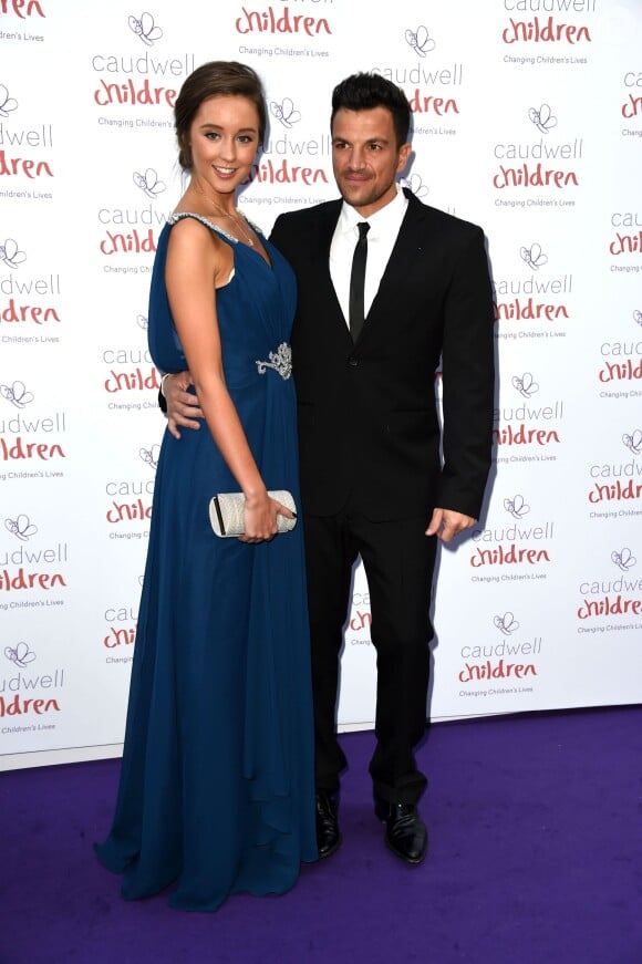 Peter Andre et Emily MacDonagh - Soirée "Caudwell Children Butterfly Ball" à l'hôtel Grosvernor à Londres, le 15 mai 2014.